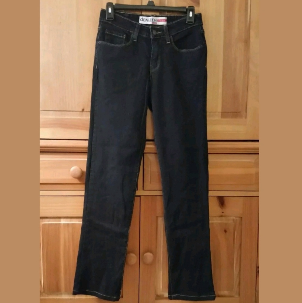 DENIZEN By Levi's Womens Stretchy Dark Wash Jeans